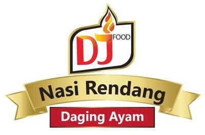 Trademark Nasi Rendang Daging Ayam dengan merek DJ Food