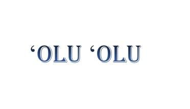 Trademark ‘OLU ‘OLU