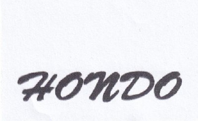 Trademark HONDO