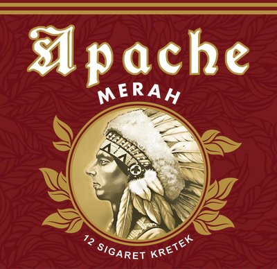 Trademark APACHE MERAH & Lukisan