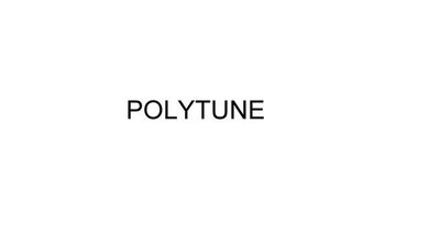 Trademark POLYTUNE