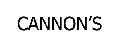 Trademark CANNON'S