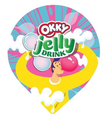 Trademark OKKY JELLY DRINK + lukisan