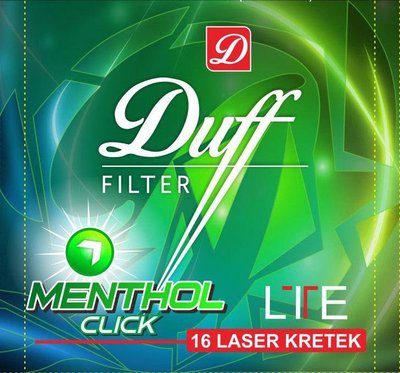 Trademark DUFF LTE MENTHOL CLICK