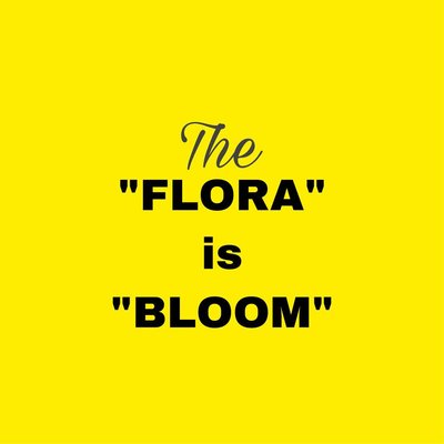 Trademark The Flora Is Bloom