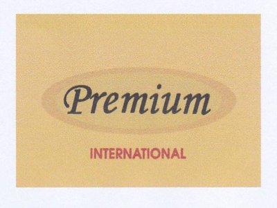 Trademark PREMIUM INTERNATIONAL & Logo