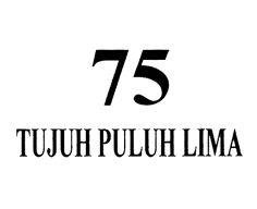 Trademark TUJUH PULUH LIMA