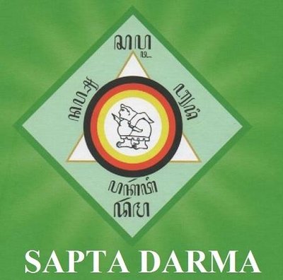 Trademark SAPTA DARMA +logo/simbol dan huruf jawa sapta darma, nafsu, budi, pakarti