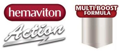 Trademark hemaviton Action MULTI BOOST FORMULA + Logo