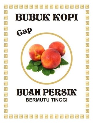 Trademark CAP BUAH PERSIK