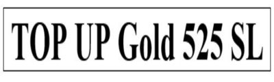 Trademark TOP UP Gold 525 SL