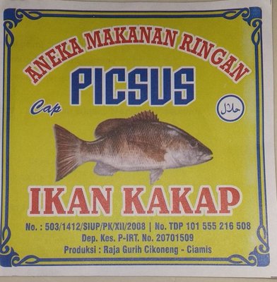 Trademark Cap PICSUS IKAN KAKAP