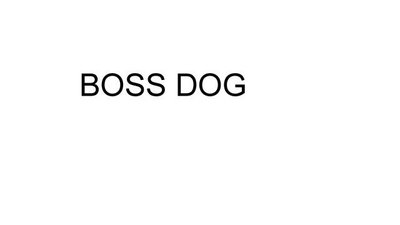 Trademark BOSS DOG