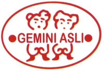 Trademark GEMINI ASLI + LUKISAN