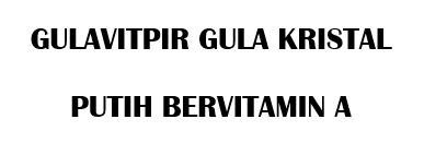 Trademark GULAVITPIR GULA KRISTAL PUTIH BERVITAMIN A