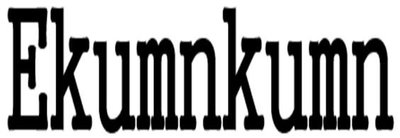 Trademark Ekumnkumn