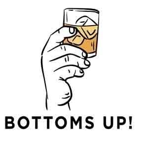 Trademark BOTTOMS UP!