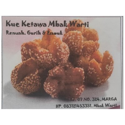 Trademark KUE KETAWA MBAK WARTI