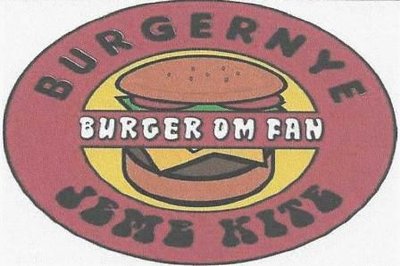 Trademark Burger Om Fan + Lukisan/ Logo