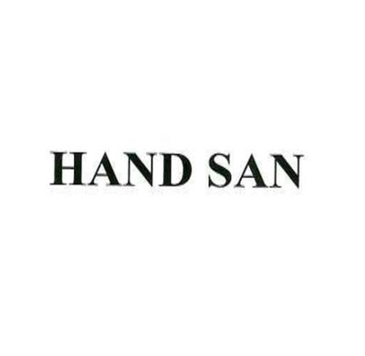 Trademark HAND SAN