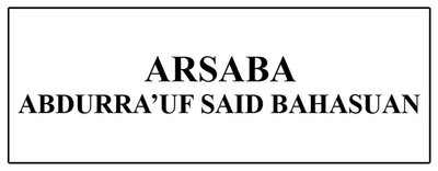 Trademark ARSABA ABDURRA'UF SAID BAHASUAN