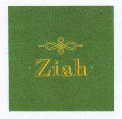 Trademark ZIAH DAN LOGO