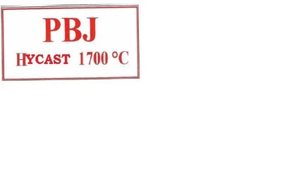 Trademark PBJ HYCAST 1700 °C DAN LOGO