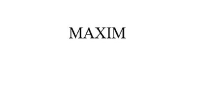 Trademark MAXIM