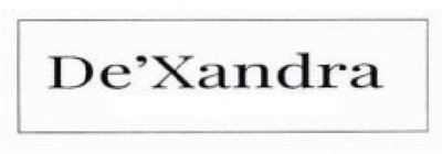 Trademark DE'XANDRA + LOGO