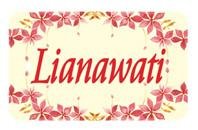 Trademark LIANAWATI + LUKISAN