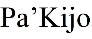 Trademark Pa'Kijo