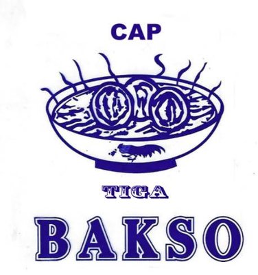 Trademark cap TIGA BAKSO + LUKISAN