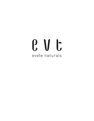 Trademark EVT EVETE NATURALS + Logo