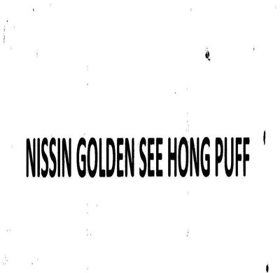 Trademark NISSIN GOLDEN SEE HONG PUFF