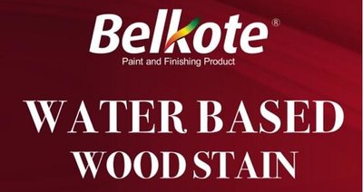 Trademark Belkote, Water Based Woodstain + logo ( lihat no. IDM000518185 )