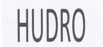 Trademark HUDRO