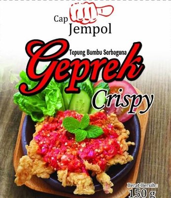 Trademark Tepung Geprek Cap Jempol Crispy