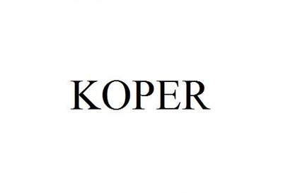 Trademark KOPER