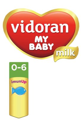 Trademark vidoran MY BABY milk 0-6 imunUp + Logo