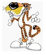 Trademark CHESTER CHEETAH CHARACTER - NO. 15 (in color)