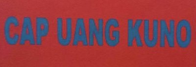 Trademark CAP UANG KUNO