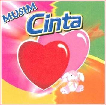 Trademark MUSIM CINTA + LUKISAN 2 BUAH HATI & BONEKA KELINCI