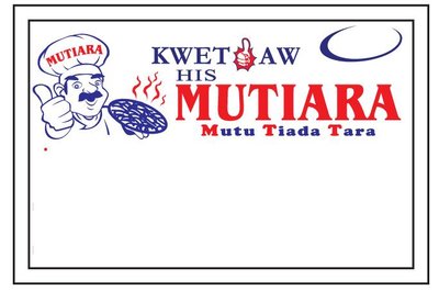 Trademark KWETIAW HIS MUTIARA Mutu Tiada Tara