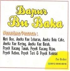 Trademark DAPUR BU BAKA