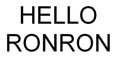 Trademark HELLO RONRON