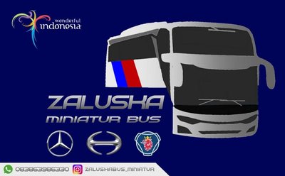 Trademark Zaluska Bus Miniatur