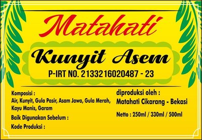 Trademark Kunyit Asam Matahati