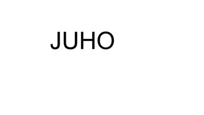 Trademark JUHO