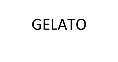 Trademark GELATO