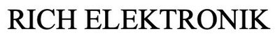 Trademark RICH ELEKTRONIK